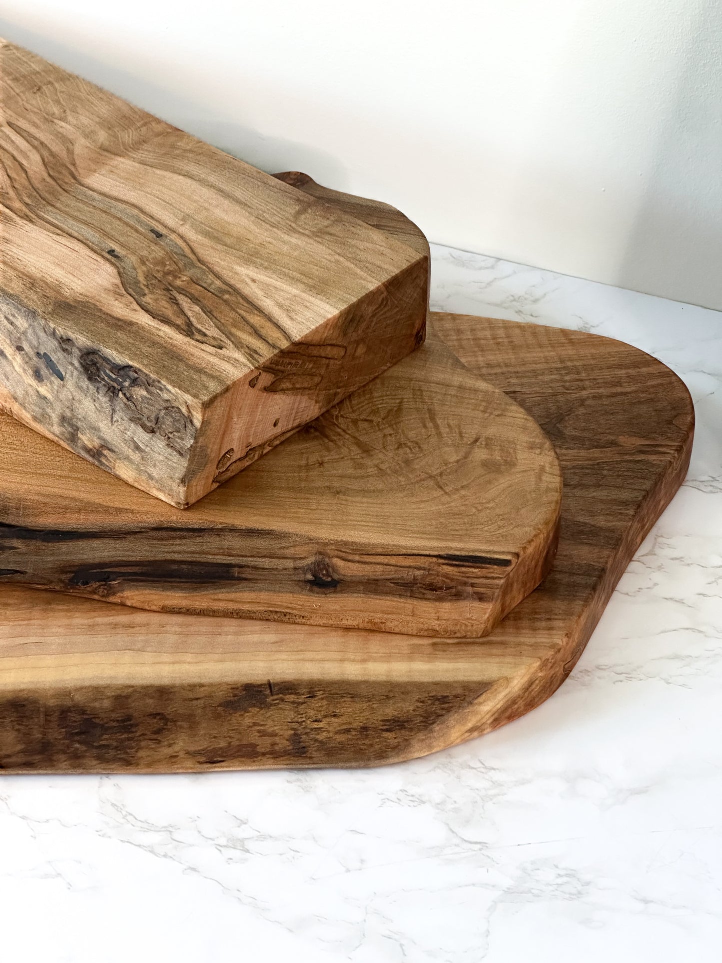 Live-edge Rustic Maple - Handmade Charcuterie Boards - one-off