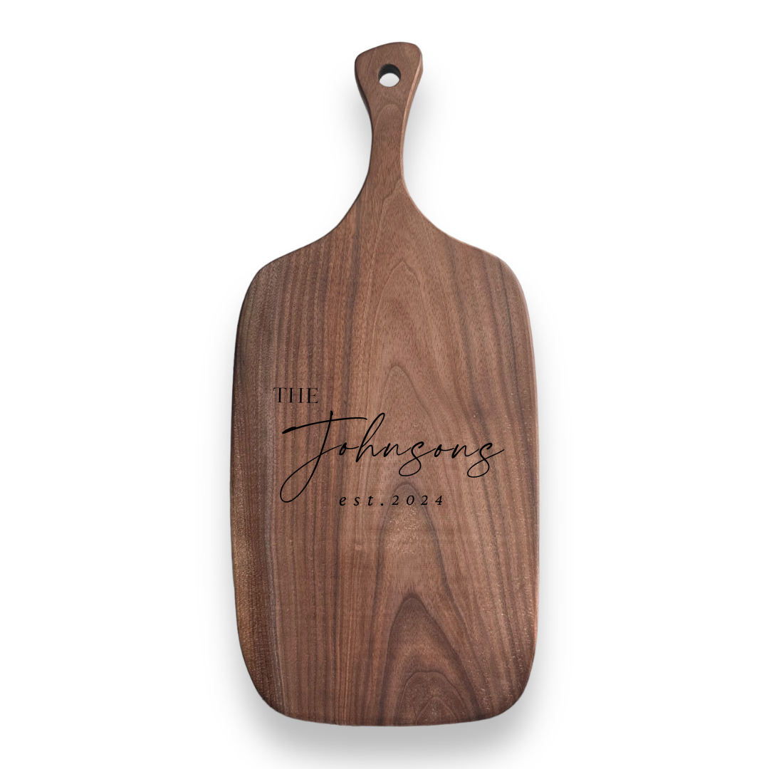 Last Name & Year - Personalized Charcuterie Boards