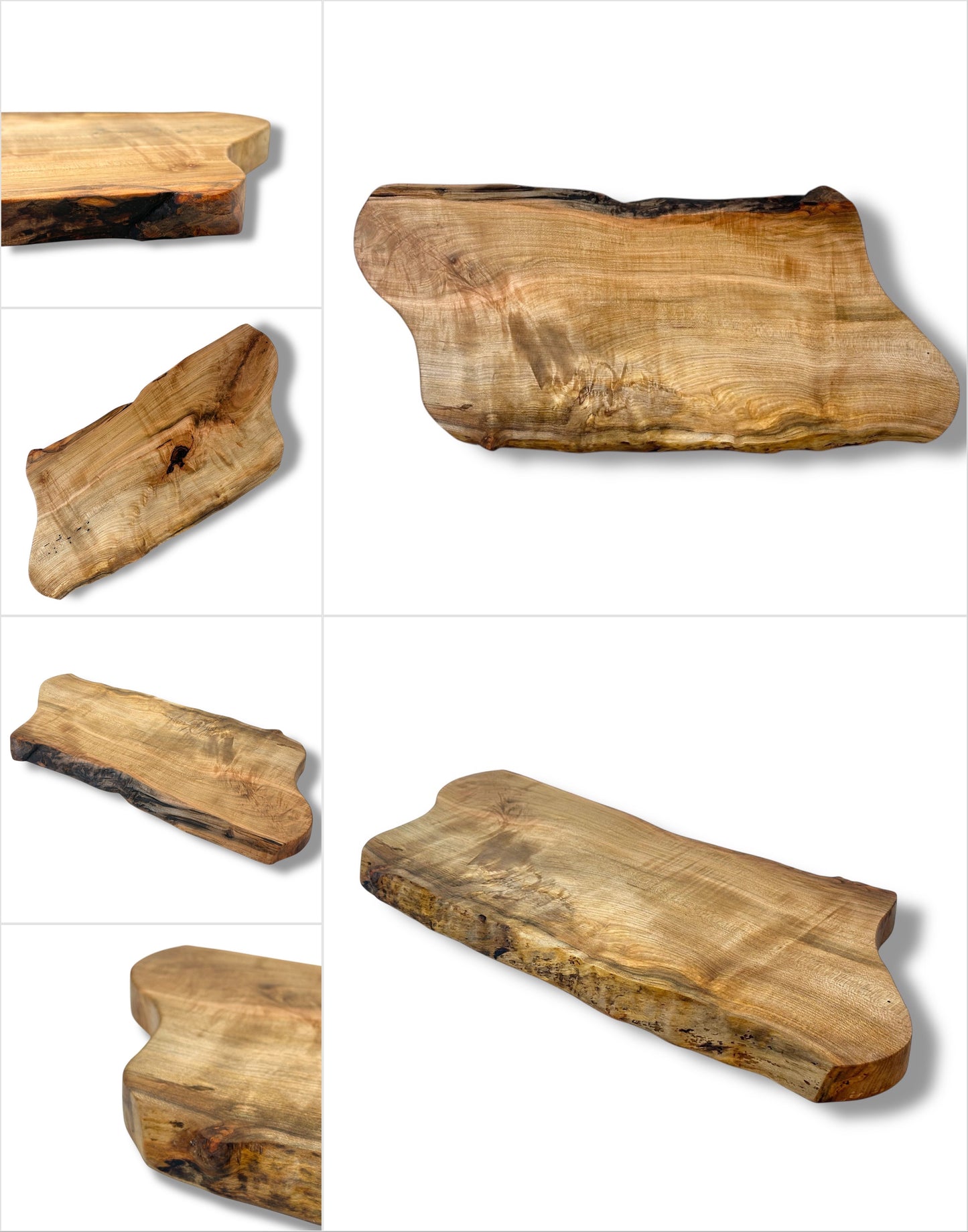 Live-edge Rustic Maple - Handmade Charcuterie Boards - one-off