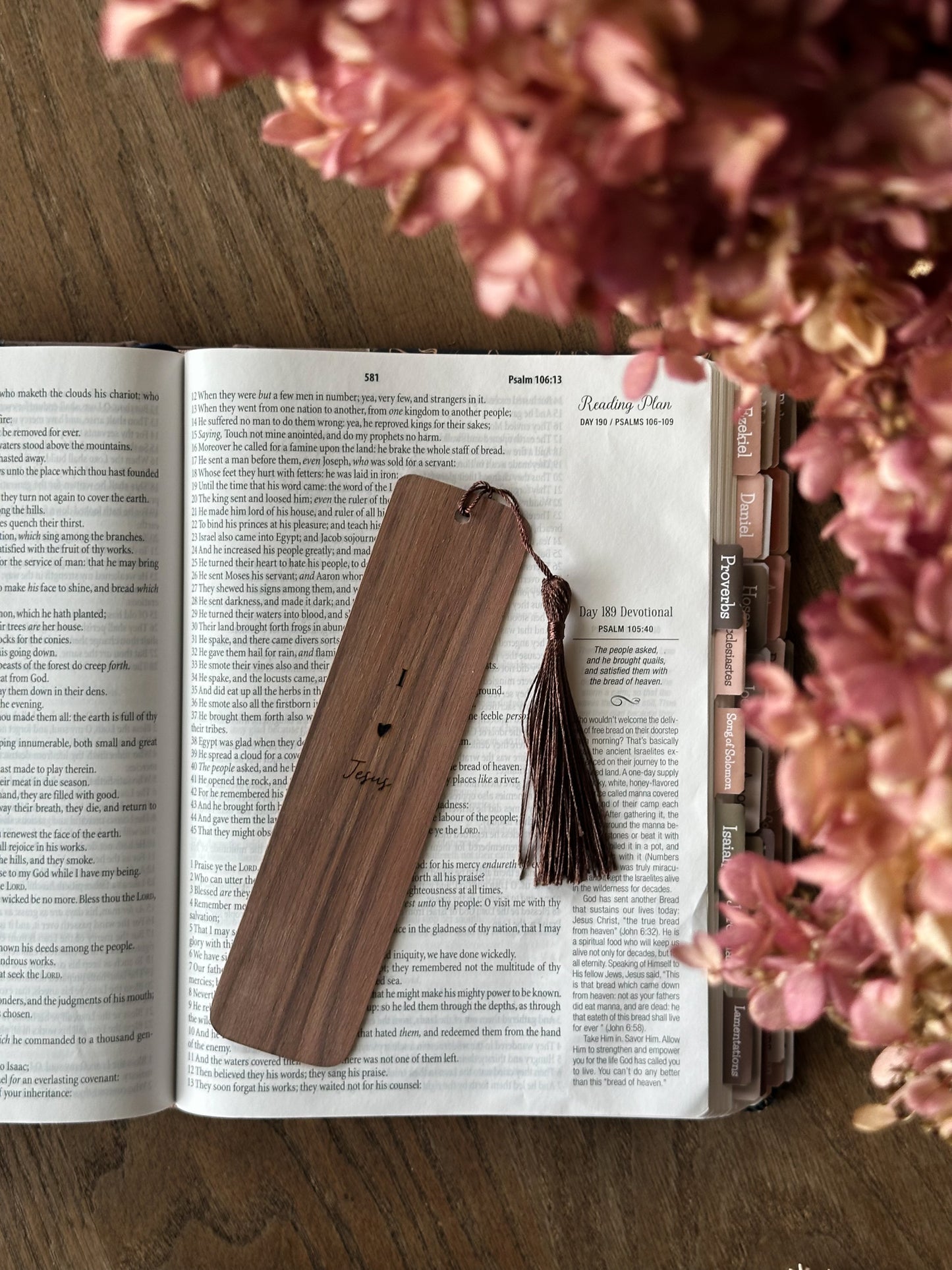 I Love Jesus - Wooden Bookmarks