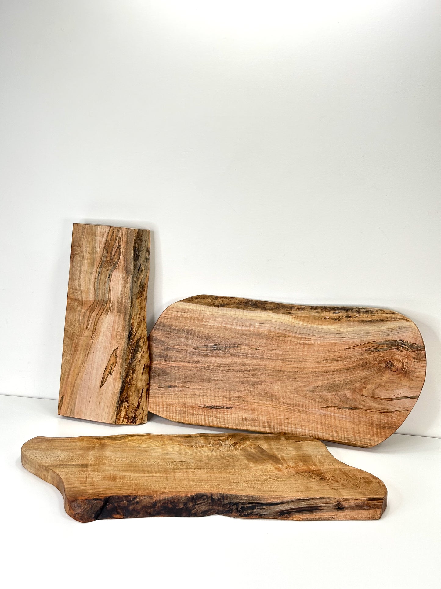 Live-edge Rustic Maple - Handmade Charcuterie Boards - one-off