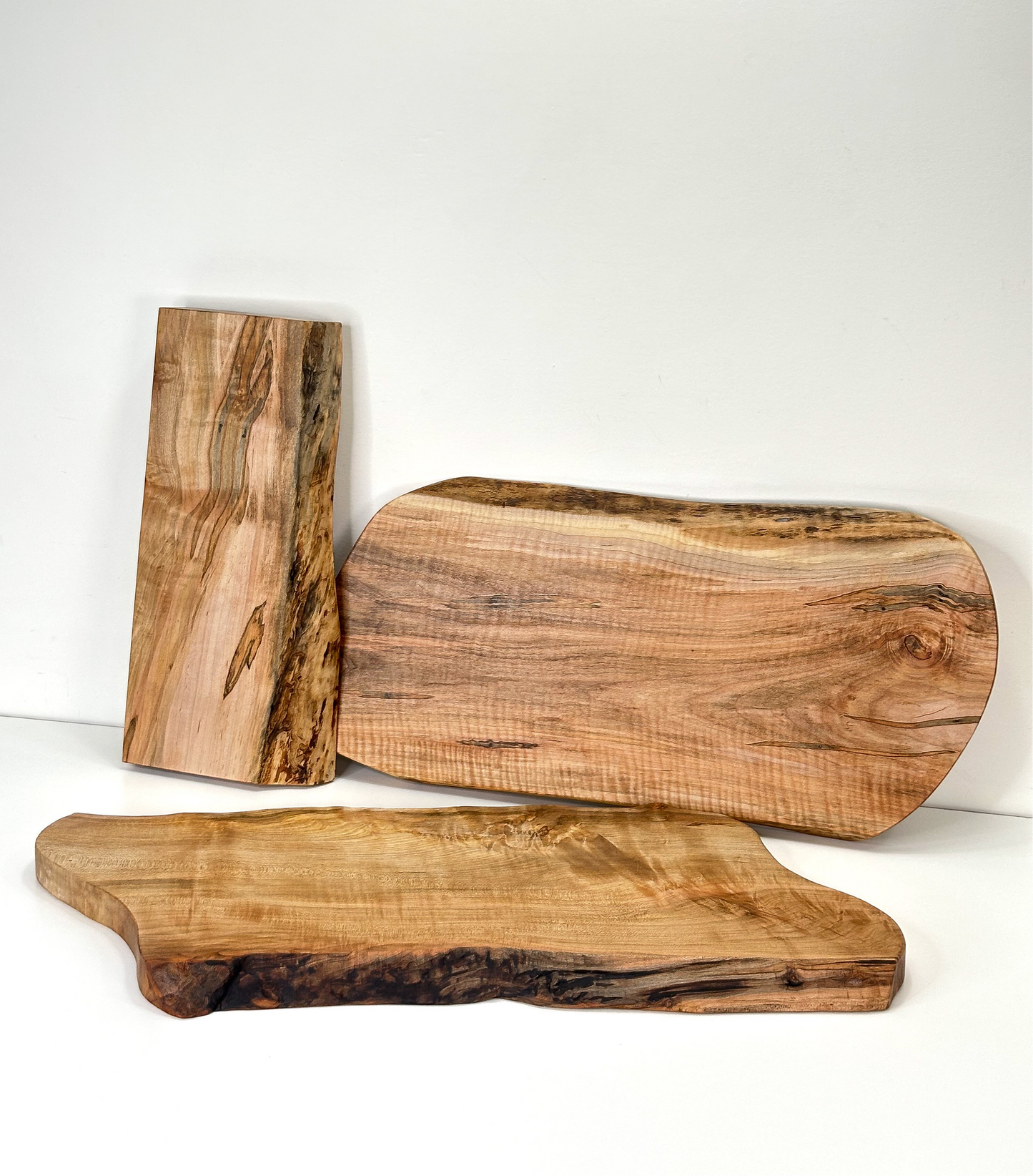 Live-edge Rustic Maple - Handmade Charcuterie Boards - one-off