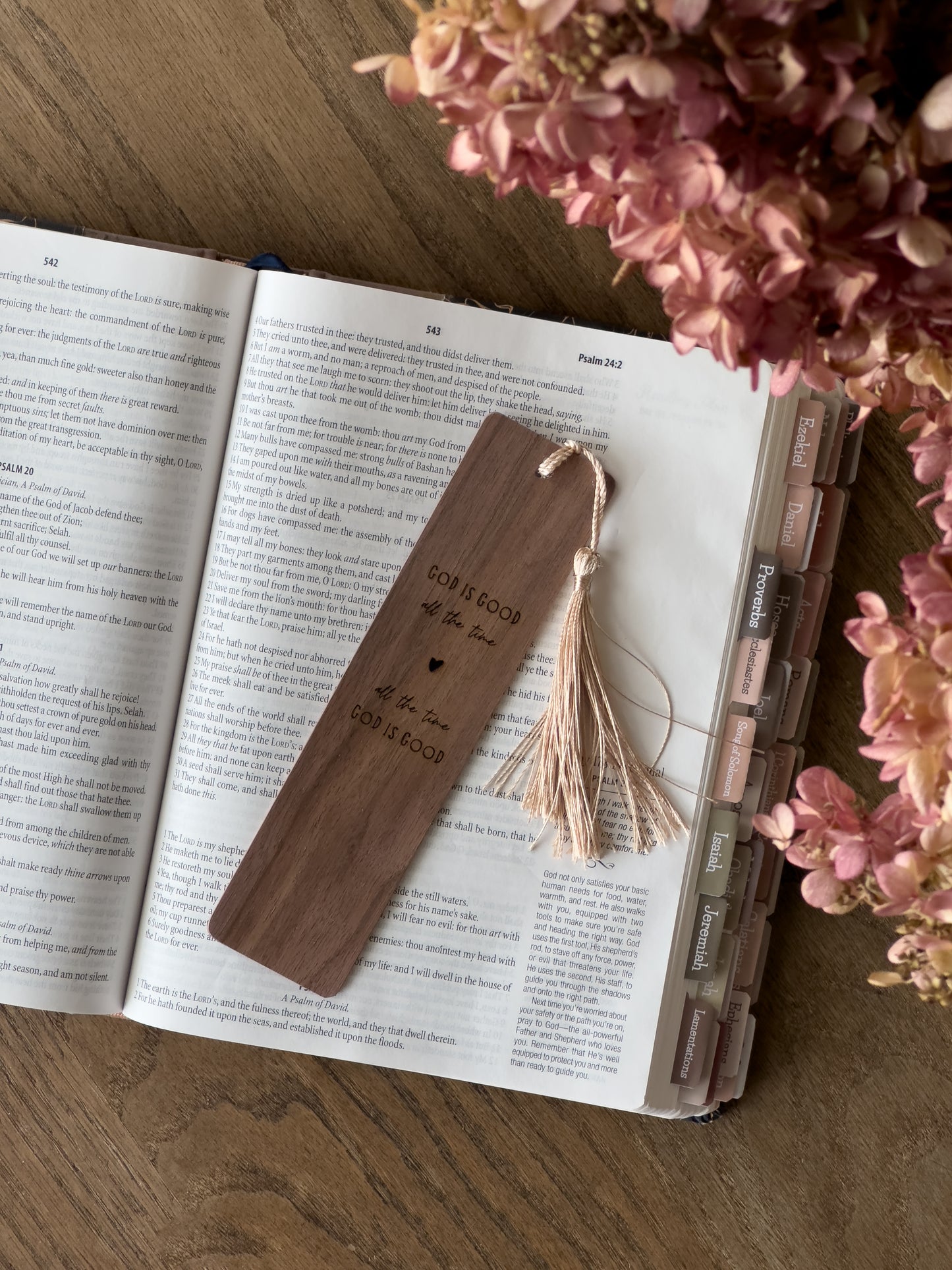 God is Good All The Time- Wooden Bookmarks