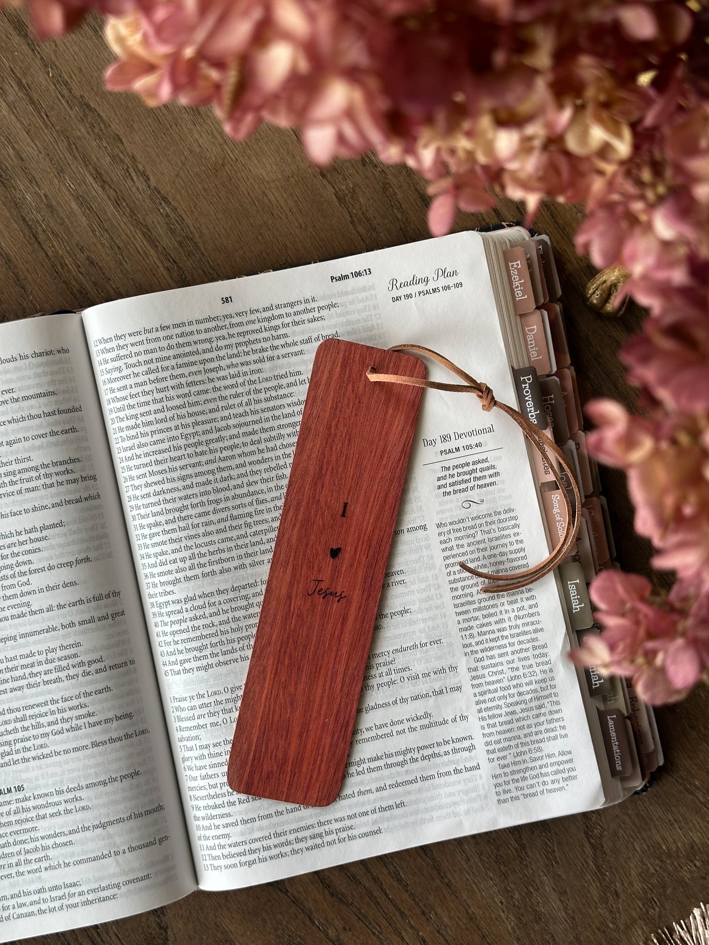 I Love Jesus - Wooden Bookmarks