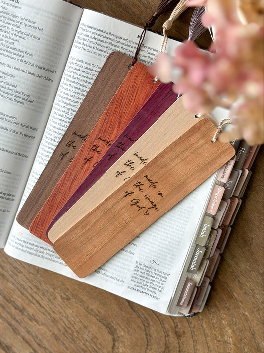Made in the Image of God - Wooden Bookmarks
