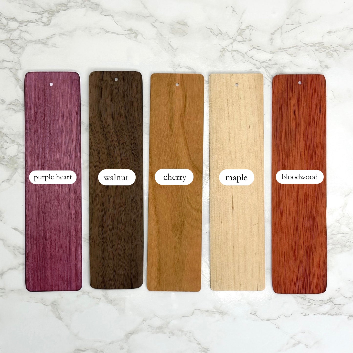 Exotic Woods - Wooden Bookmarks