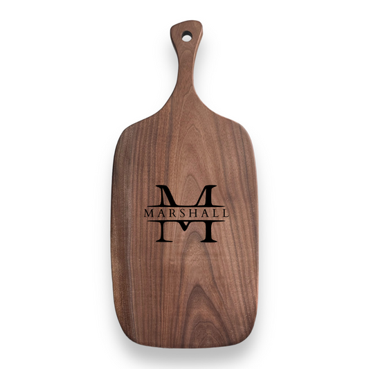 Monogram Last Name - Personalized Charcuterie Board
