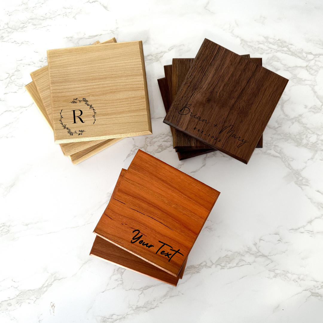 Custom Wooden Coasters