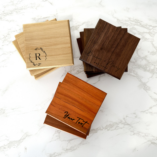Custom Wooden Coasters