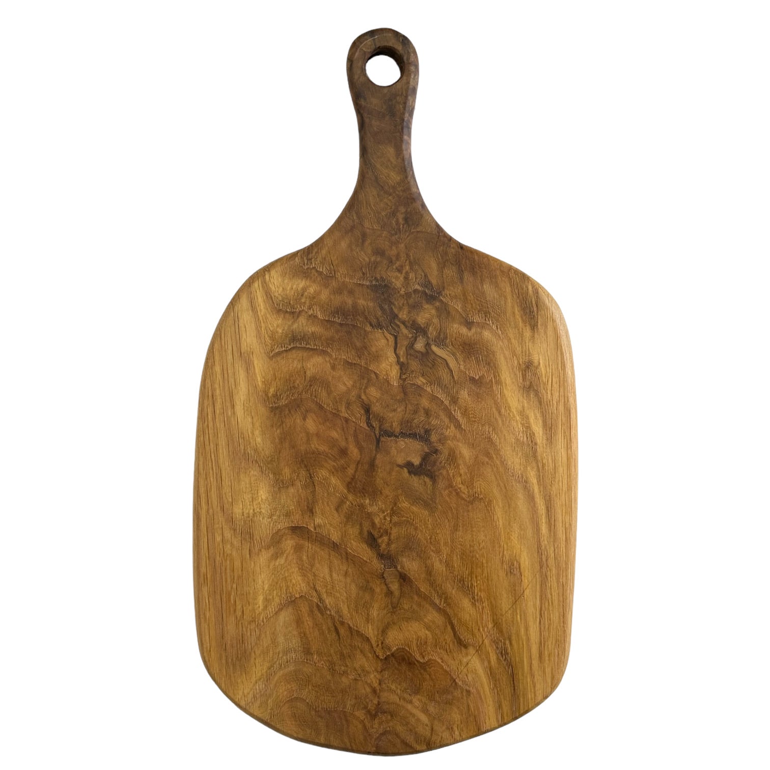 Rustic Oak - Handmade Wooden Charcuterie Boards - RTS style 1 back view