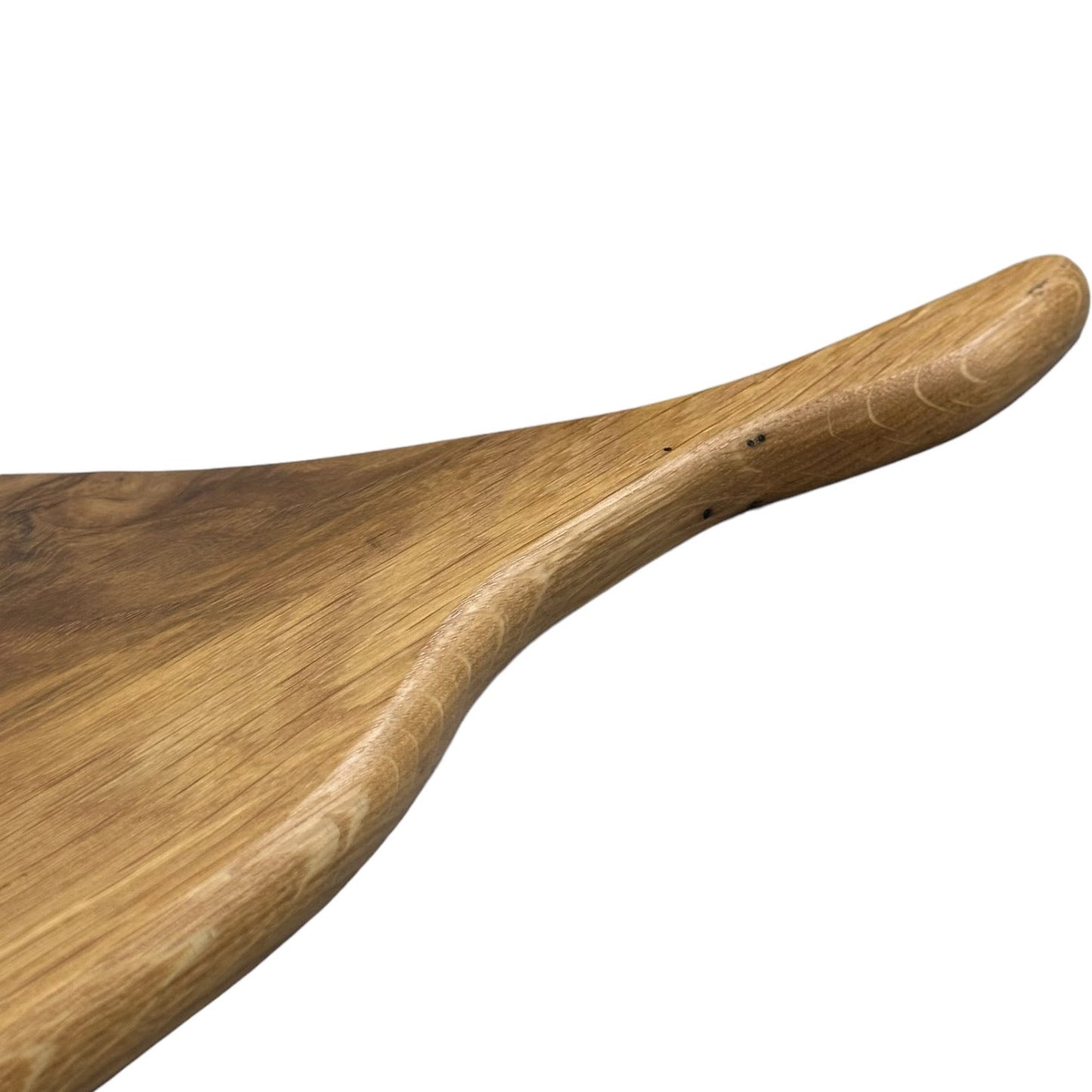 Rustic Oak - Handmade Wooden Charcuterie Boards - RTS style 2 handle close detail view