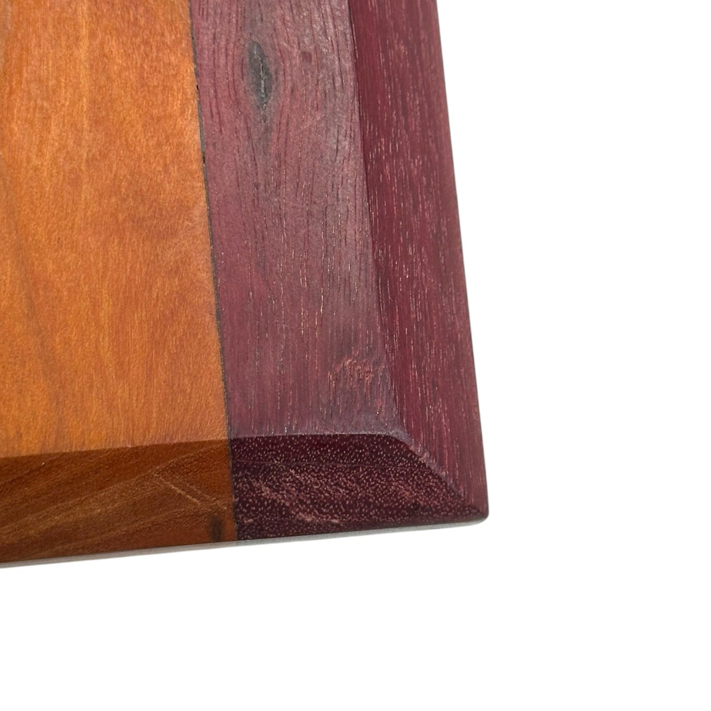 Second Chances - Cherry and Purple Heart Cutting Board