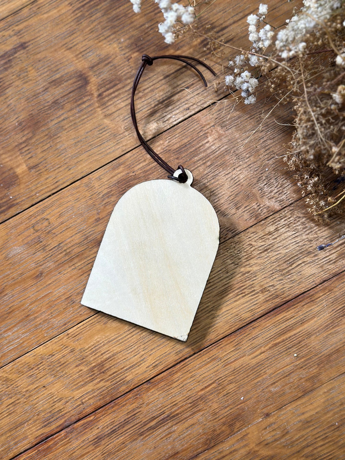 Nativity - wooden Christmas ornament