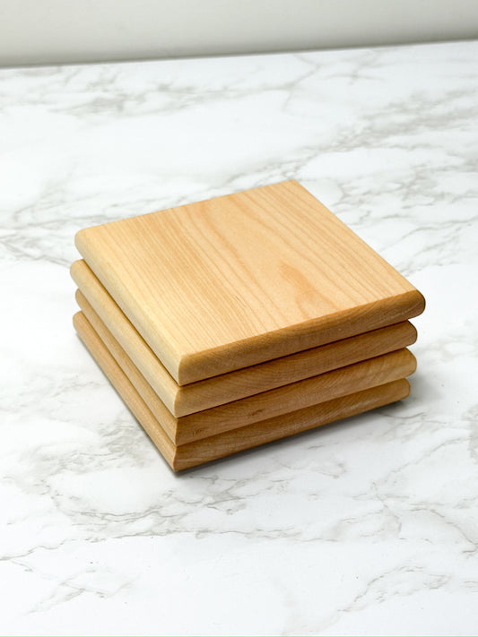 Wooden Coaster Set (Set of 4)