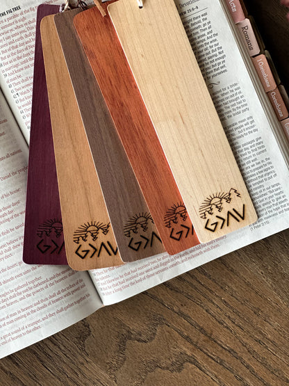 God Is Greater than Highs and Lows- Wooden Bookmarks