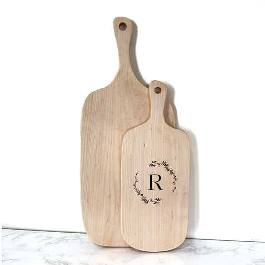 Charcuterie Board with Personalized Monogram