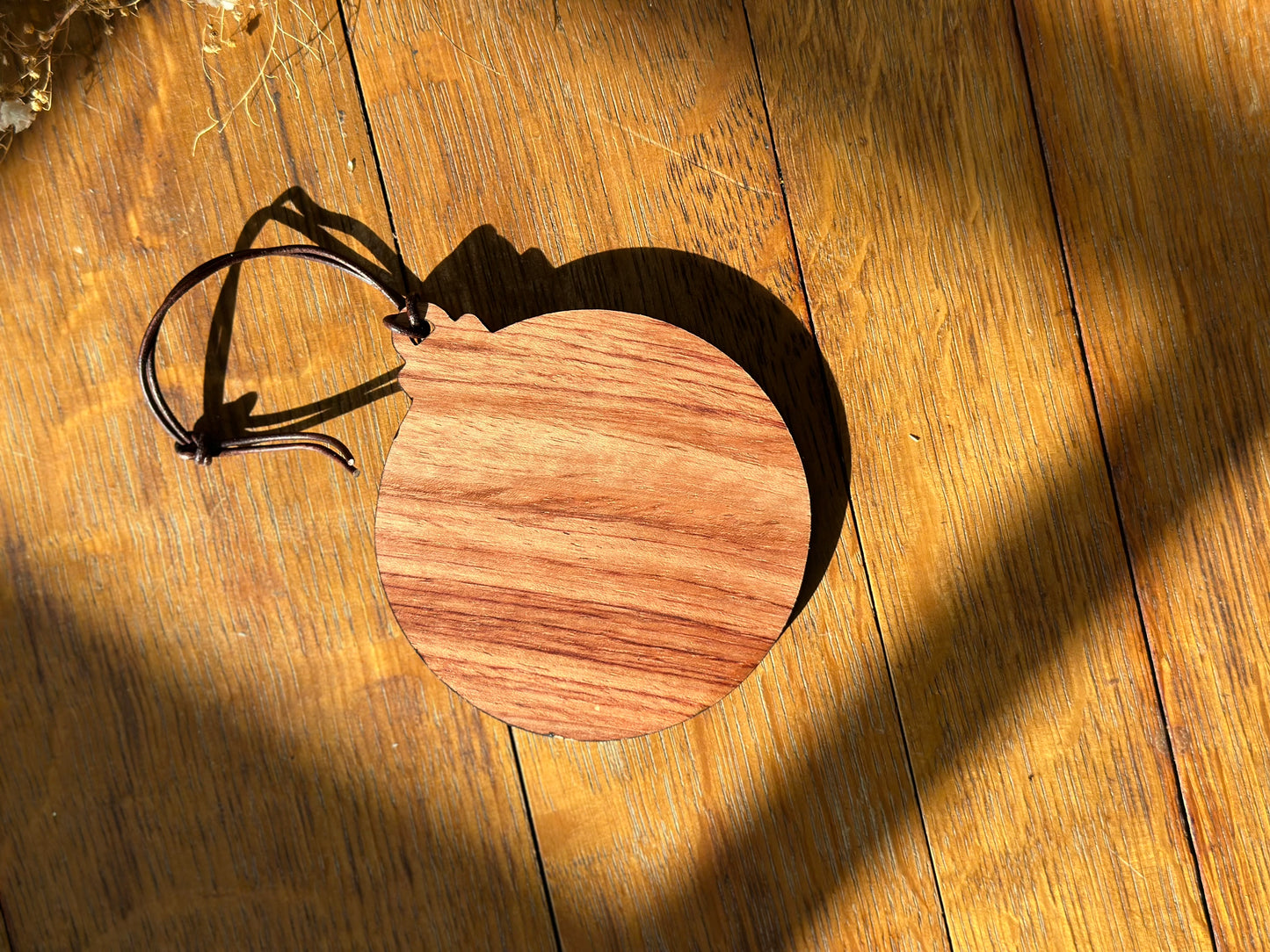 Jesus Fish - wooden Christmas ornament