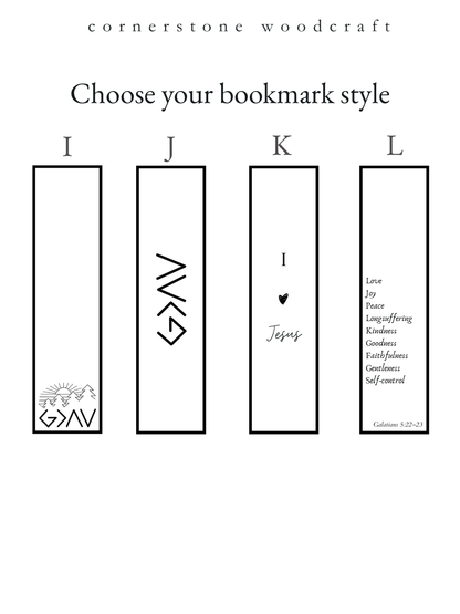 Wholesale Engraved Wooden Bookmarks