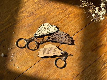 Living Water - Wooden Keychain