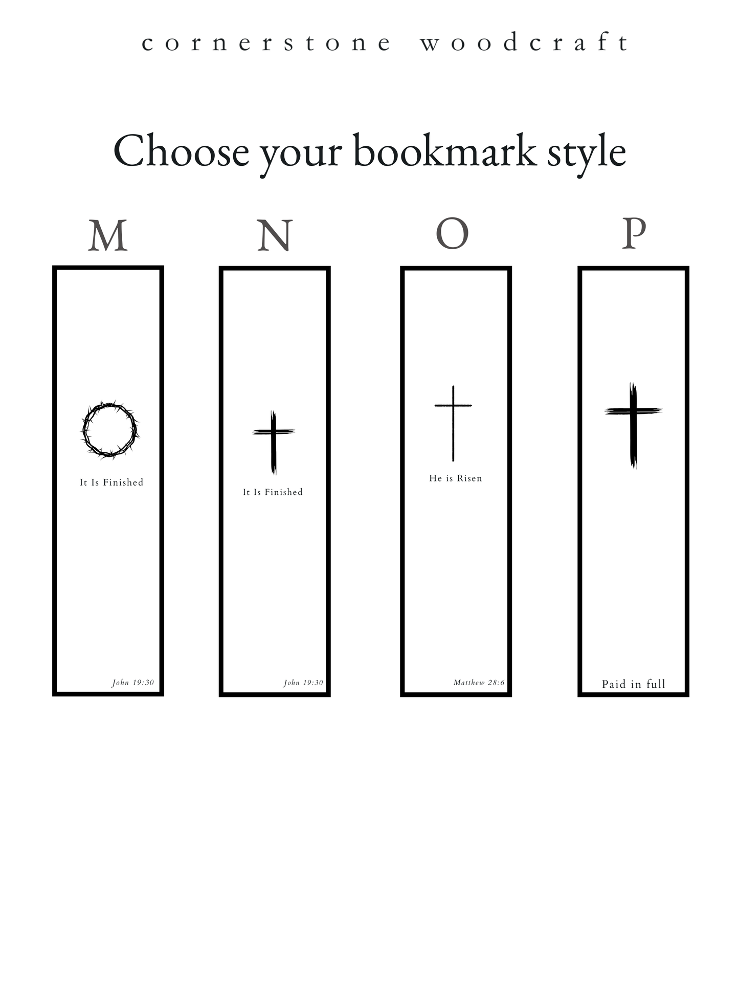 Wholesale Engraved Wooden Bookmarks