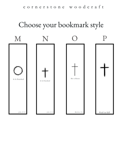 Wholesale Engraved Wooden Bookmarks