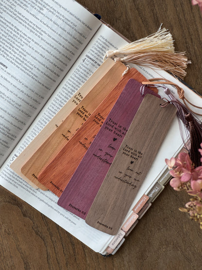 Wholesale Engraved Wooden Bookmarks