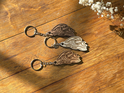 Living Water - Wooden Keychain