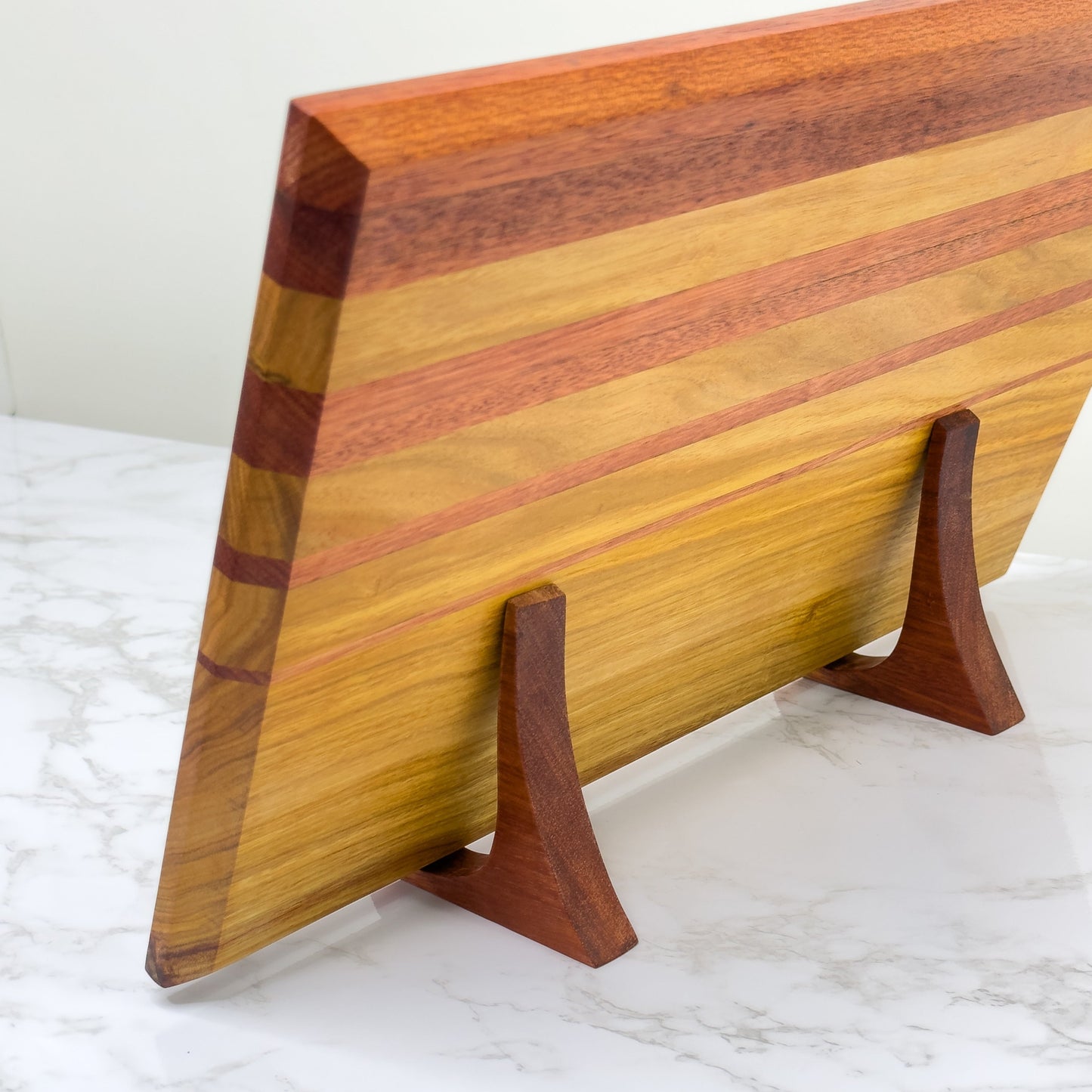 Exotic Canary & Bloodwood - Handmade Wooden Cutting Board - one-off