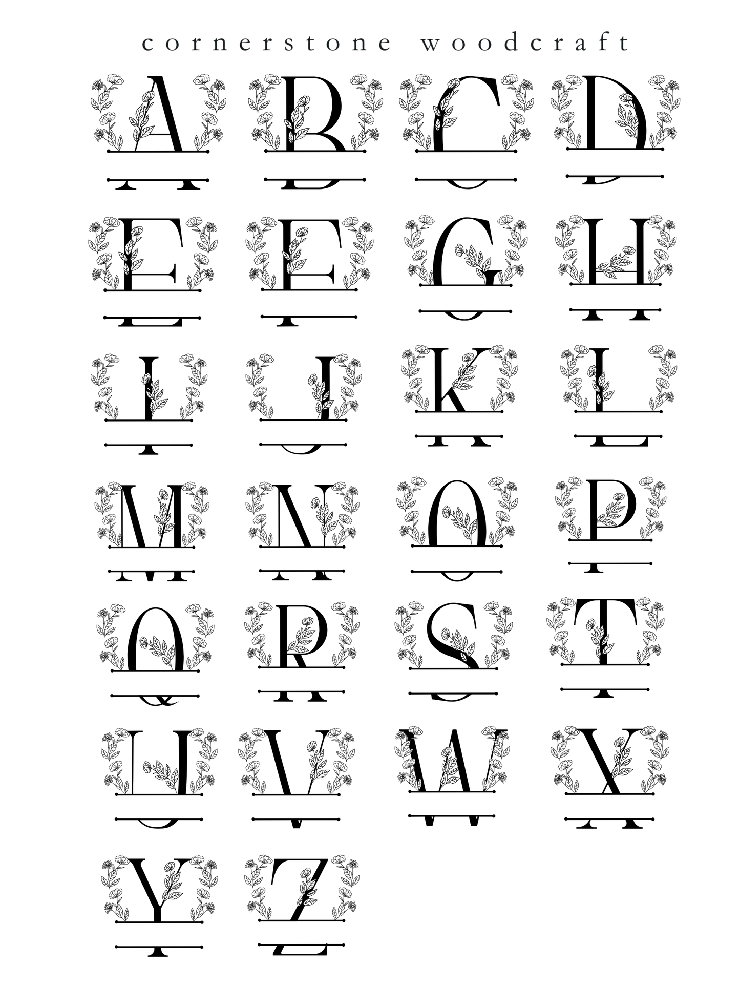 Handmade Monogram Engraving Wooden Charcuterie Board