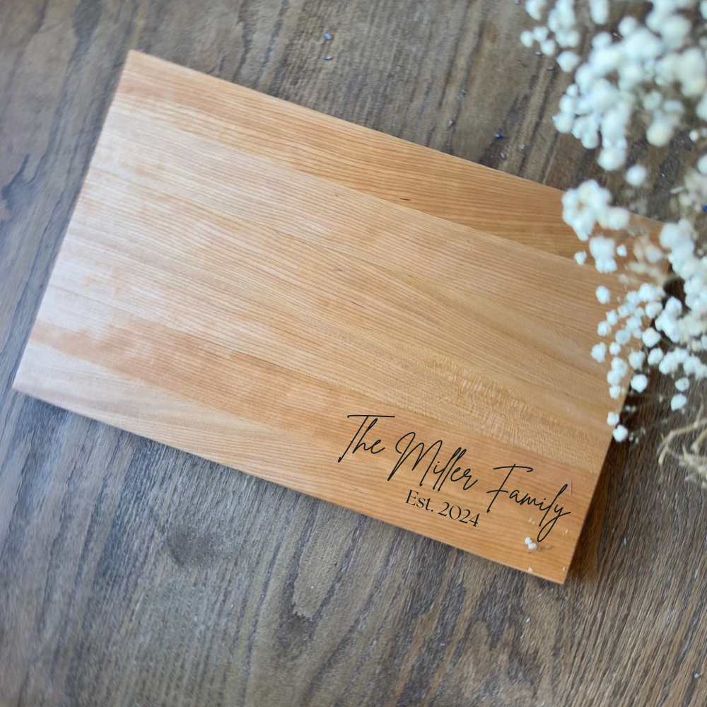 Family & Date Engraved Cutting Board