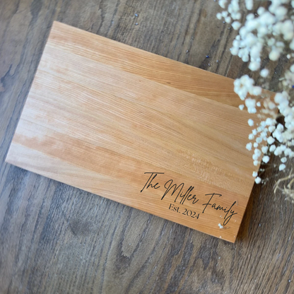 Family & Date Engraved Cutting Board