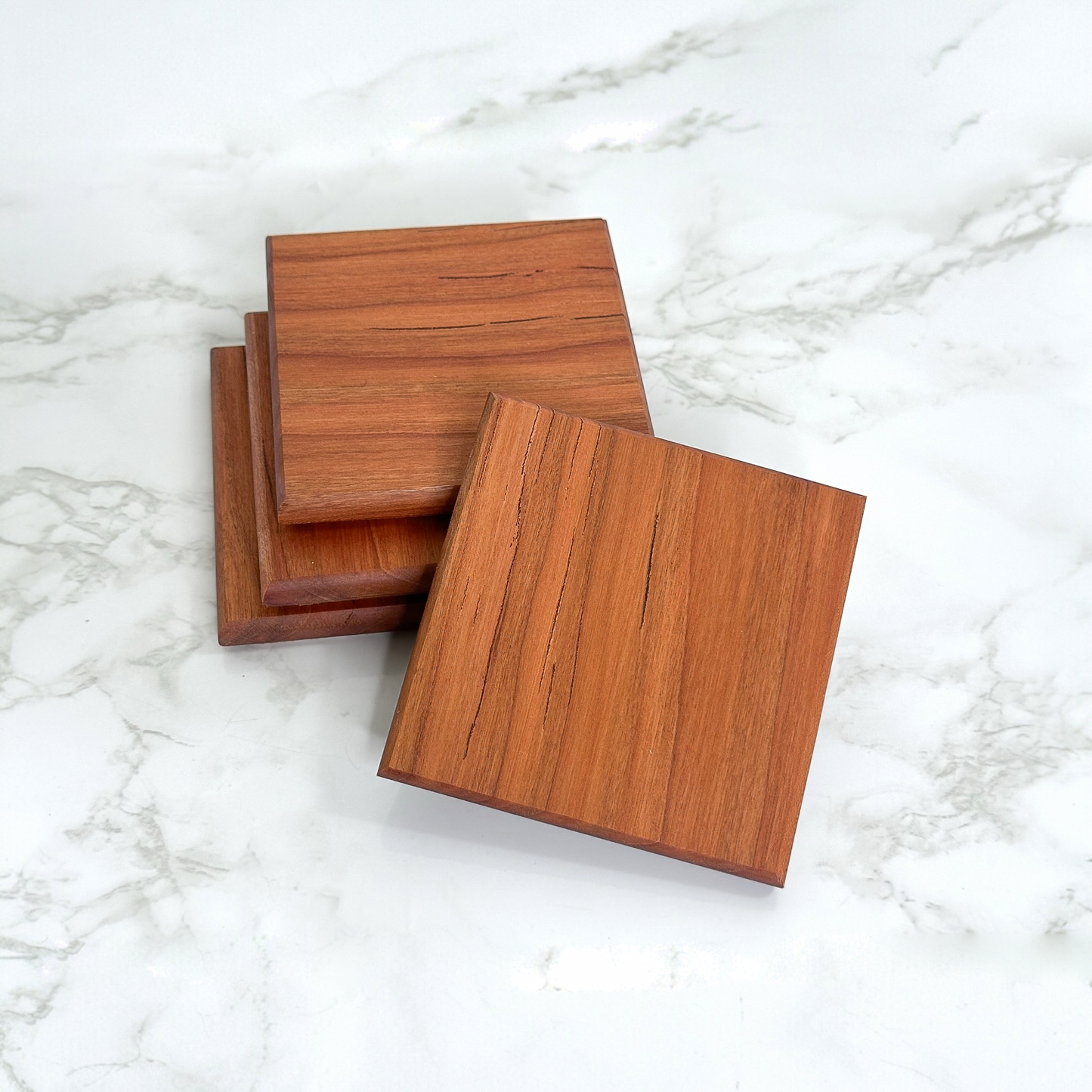 Monogram Personalized Wooden Coasters (Set of 4)