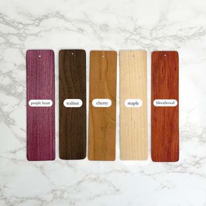 Created with a Purpose - Wooden Bookmarks