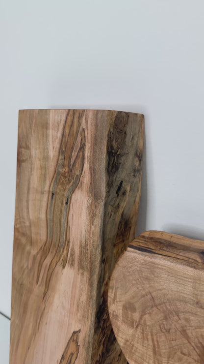 Live-edge Rustic Maple - Handmade Charcuterie Boards - one-off