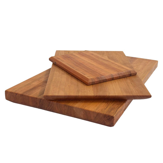 Cherry - Handmade Wood Cutting Board - MTO all sizes stacked view