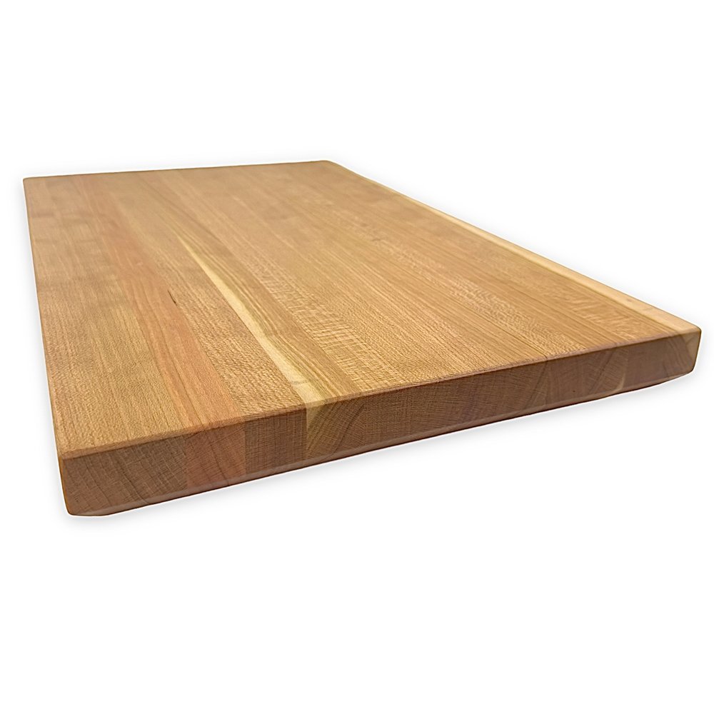 Cherry - Handmade Wood Cutting Board - RTS edge bevel view