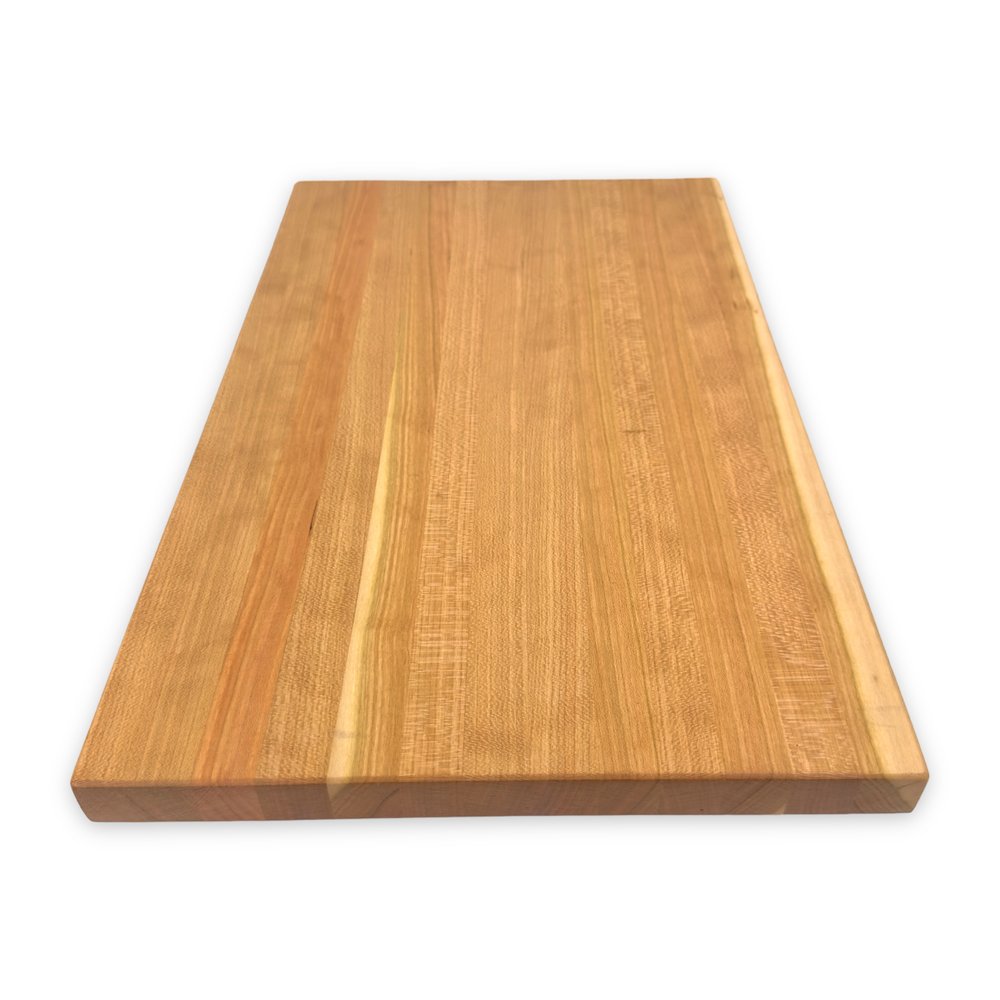Cherry - Handmade Wood Cutting Board - RTS top view 2