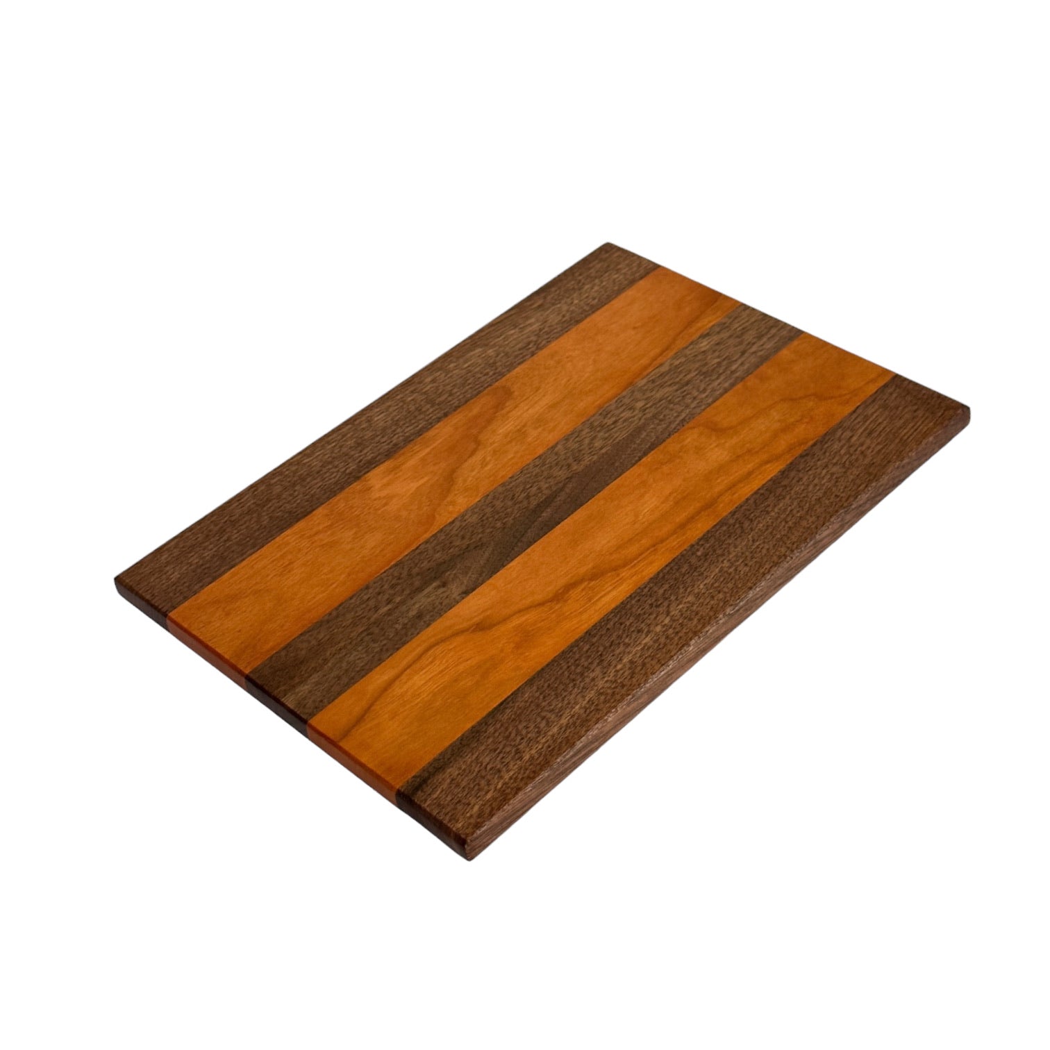 Exotic Mini Wood Cutting Boards - RTS walnut and cherry top view
