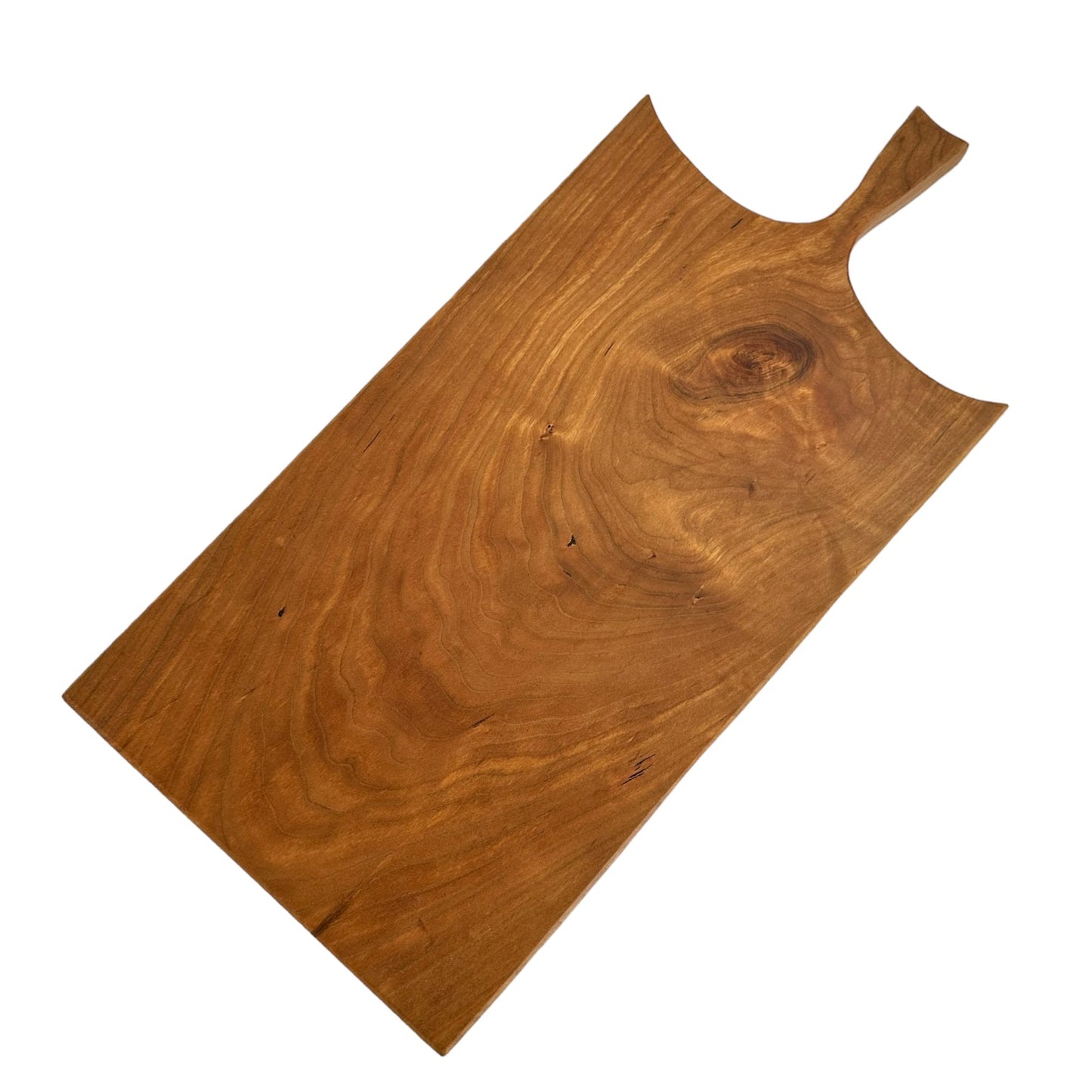 Rustic Handmade Wooden Charcuterie Boards - RTS cherry bottom view