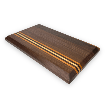 Walnut Inlay - Handmade Wooden Cutting Board - MTO bottom view